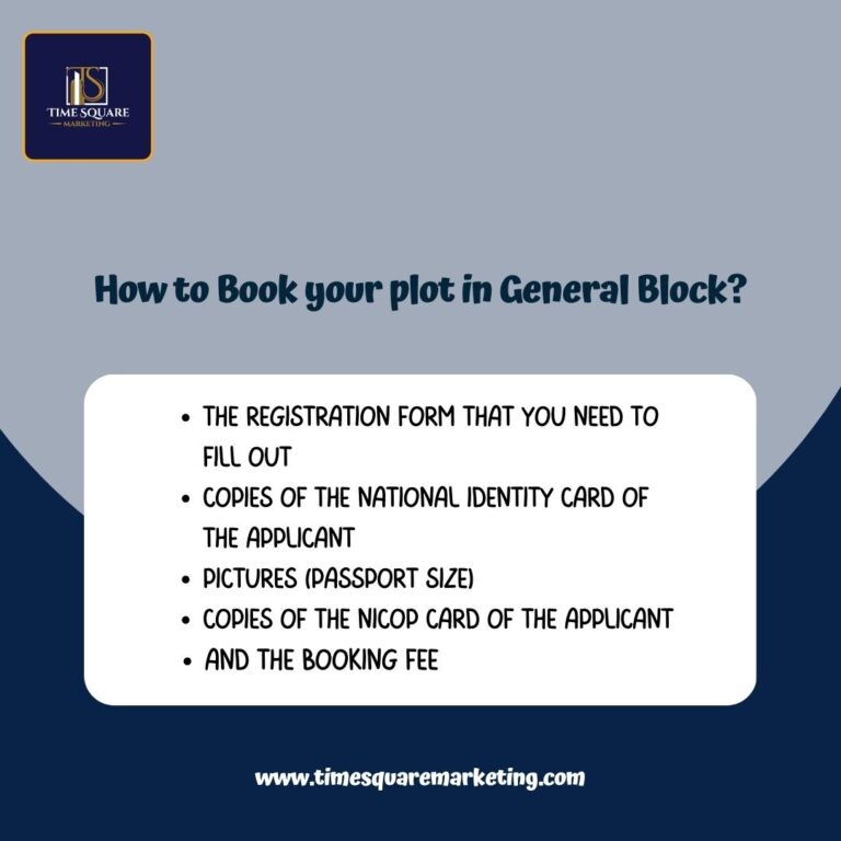 How to Book your plot in Blue World City General Block​