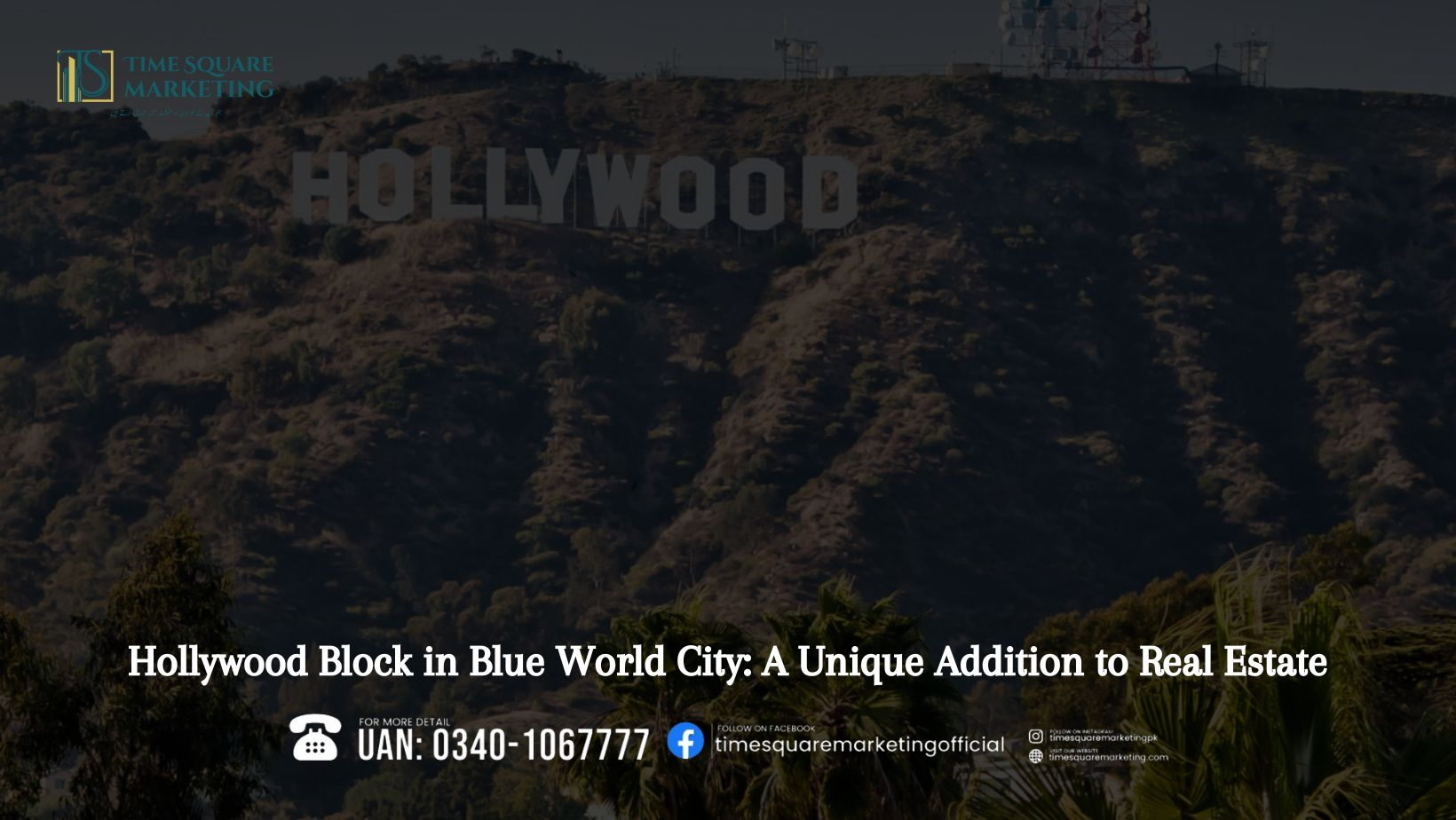 Hollywood Block in Blue World City A Unique Addition to Real Estate