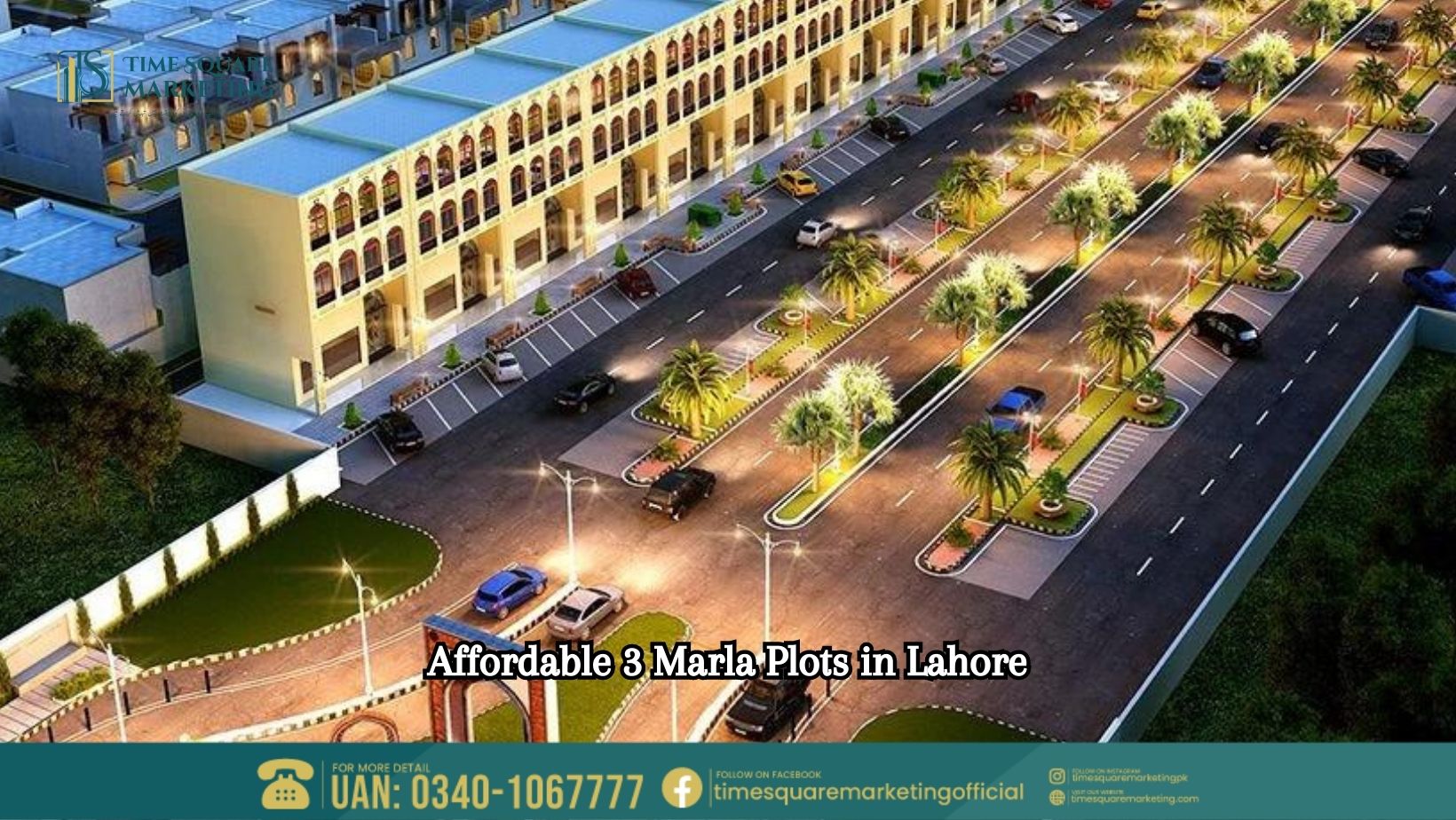 Affordable 3 Marla Plots in Lahore