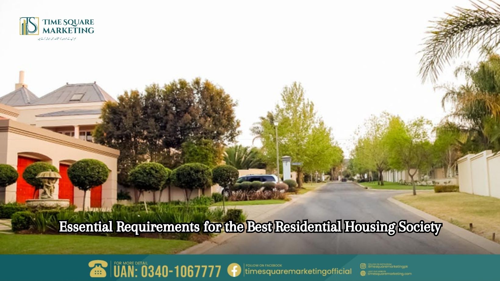 Essential Requirements for the Best Residential Housing Society