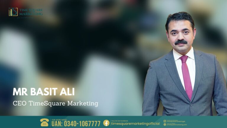 Mr Basit Ali, CEO of TimeSquare Marketing