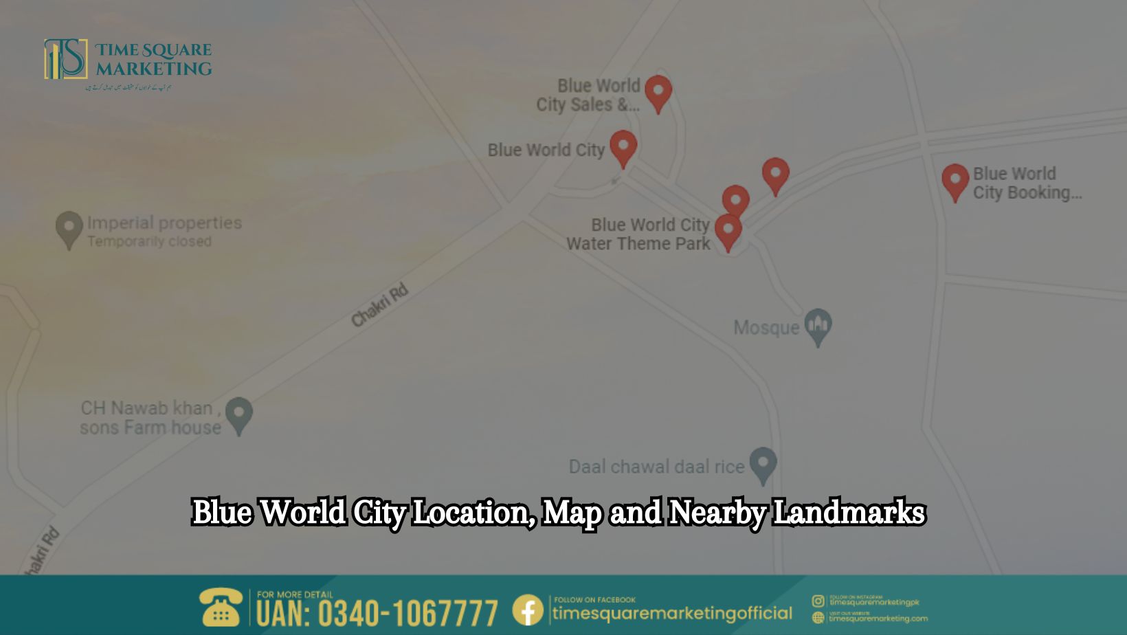 Blue World City Location, Map and Nearby Landmarks
