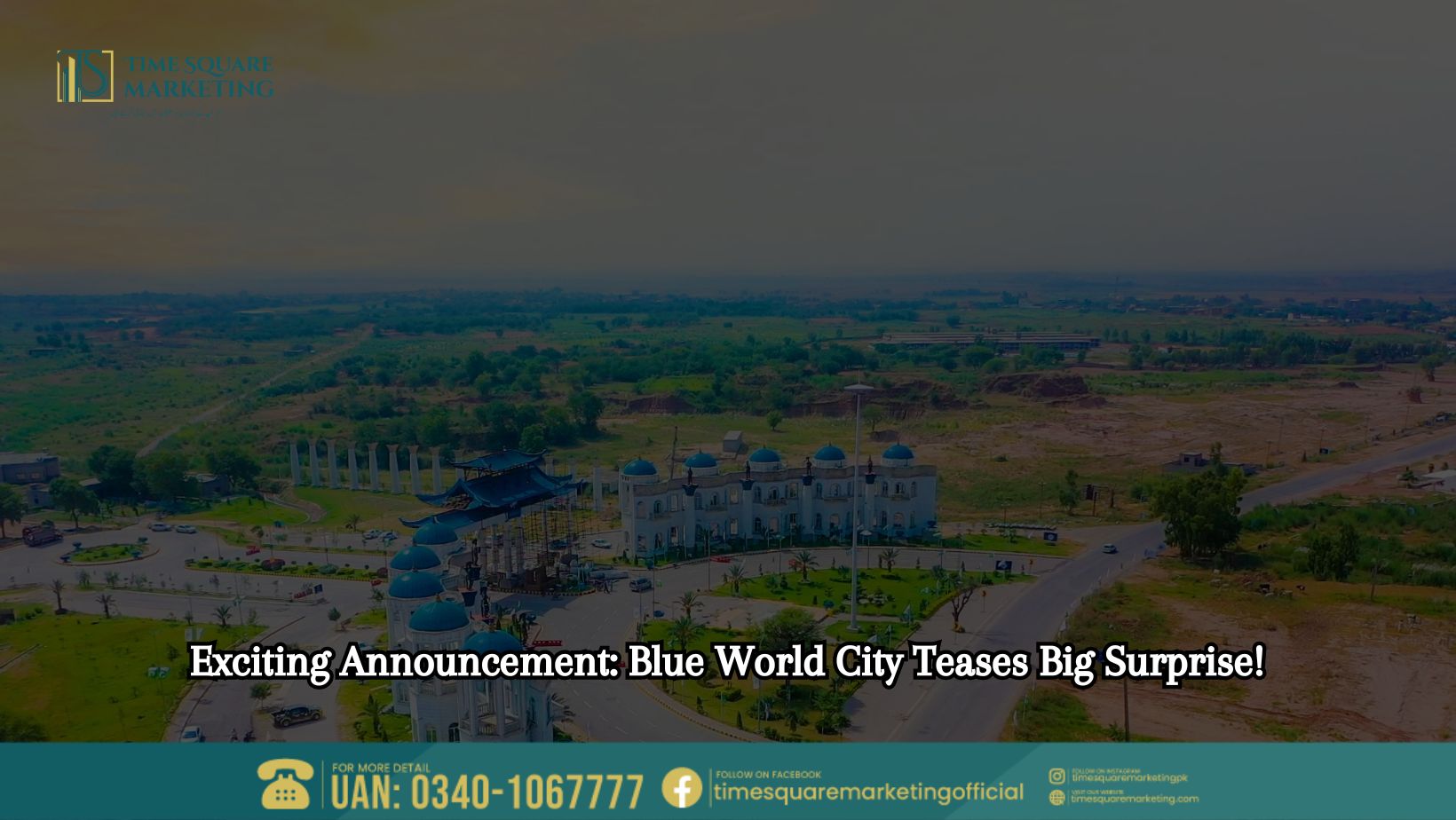 Exciting Announcement Blue World City Teases Big Surprise!