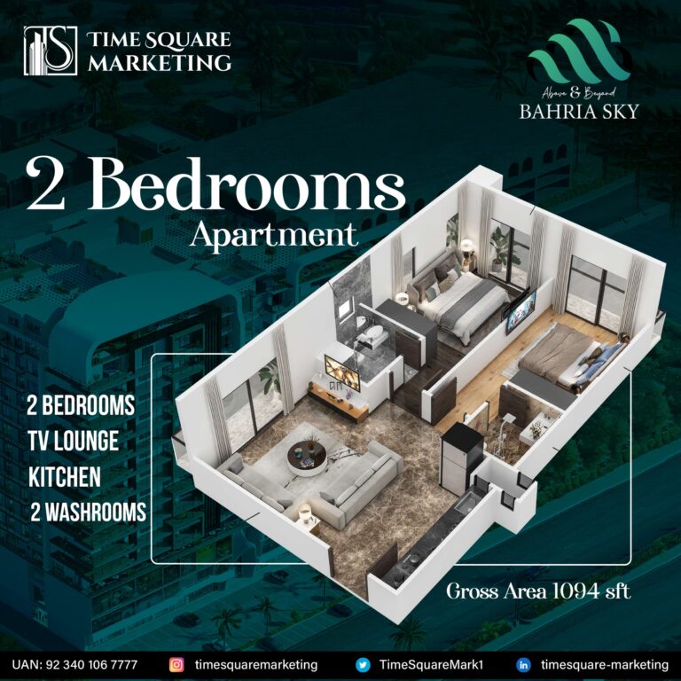 Bahria Sky Lahore 2 Bedroom Apartment