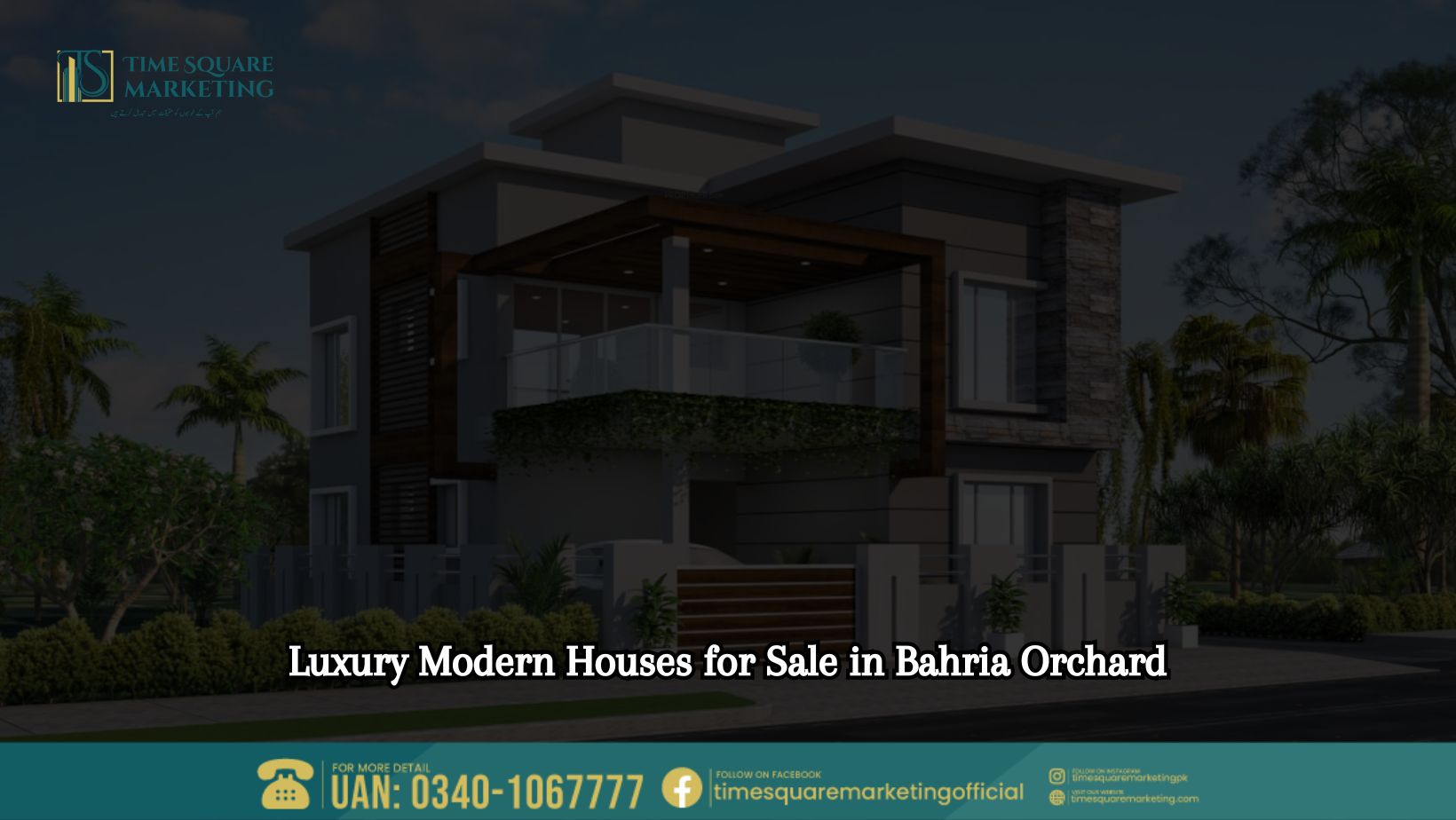 Luxury Modern Houses for Sale in Bahria Orchard Lahore