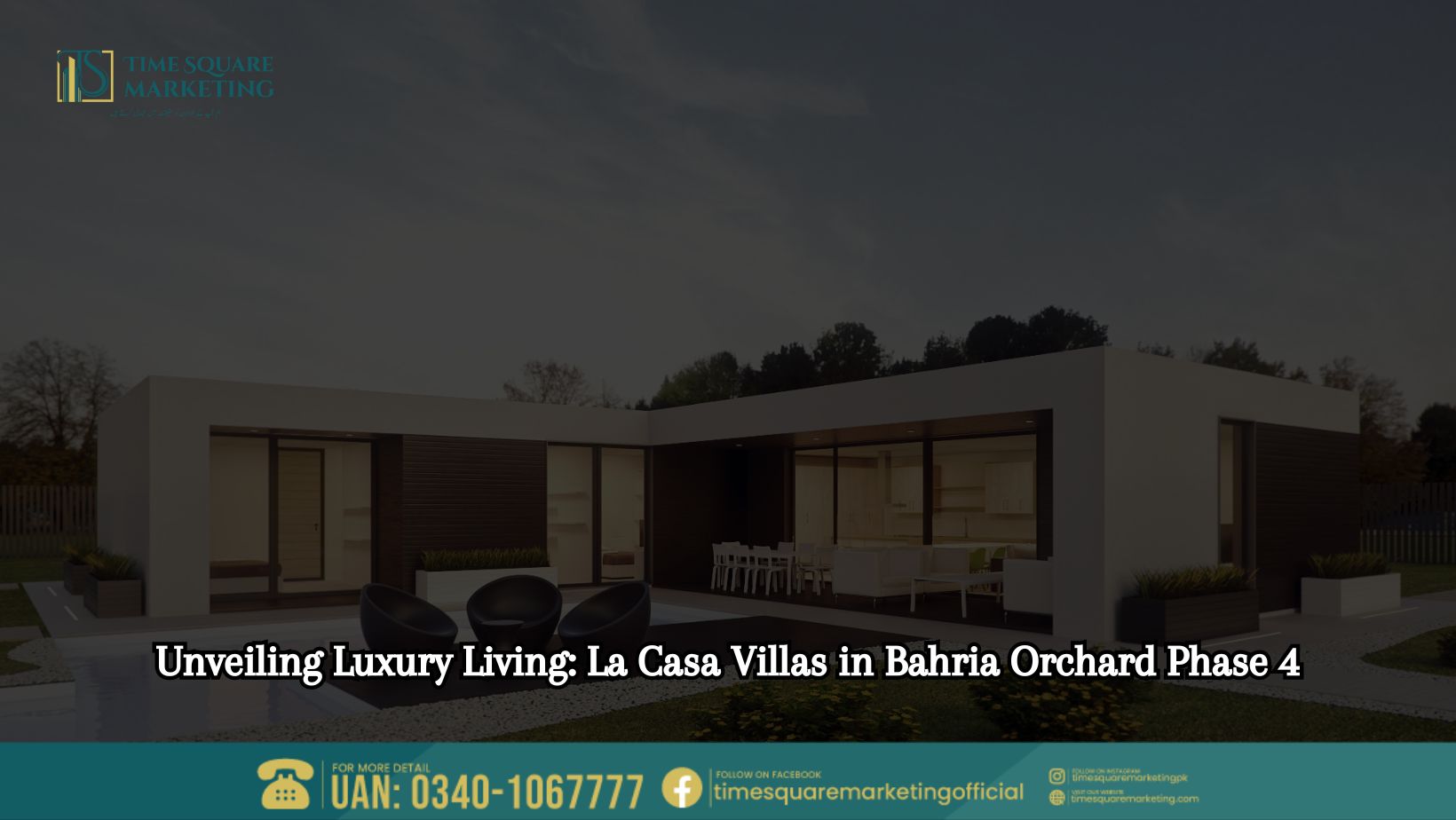 Unveiling Luxury Living La Casa Villas in Bahria Orchard Phase 4