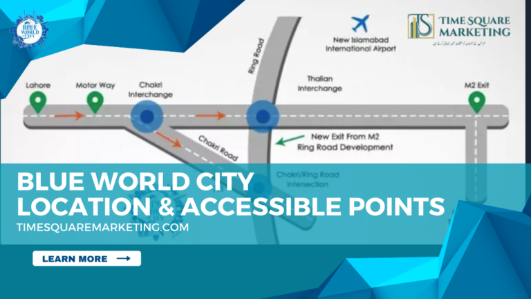 Blue World City Location & Accessible Points