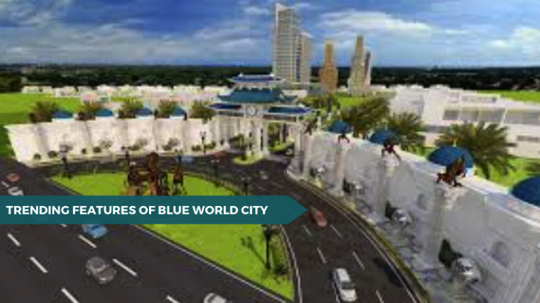 features of blue world city