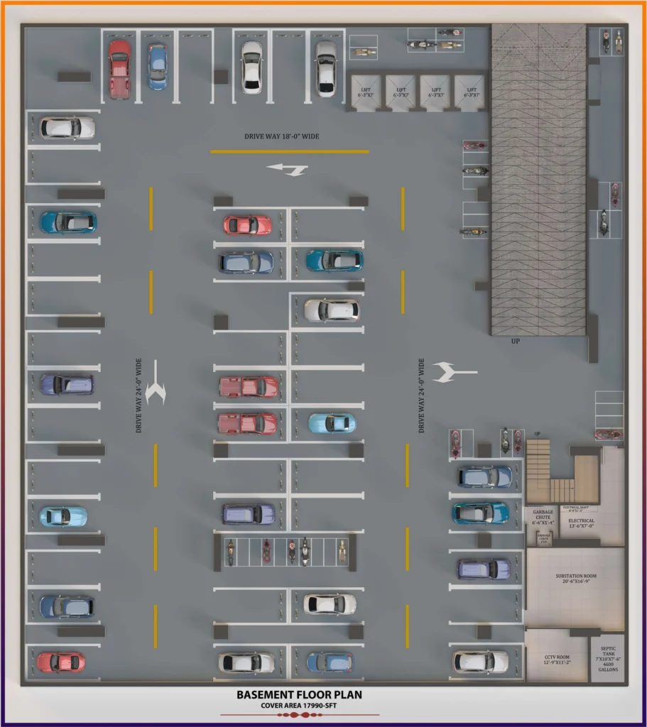 Bahria Sky 2 Floor Plan