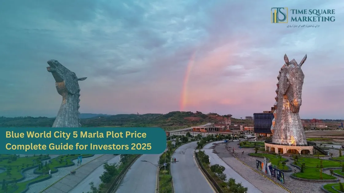 Blue World City 5 Marla Plot Price – Complete Guide for Investors 2025