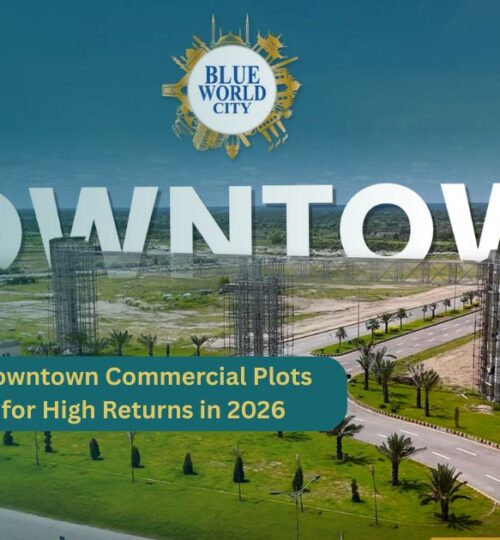 Blue World City Downtown Commercial Plots Smart Investment for High Returns in 2026